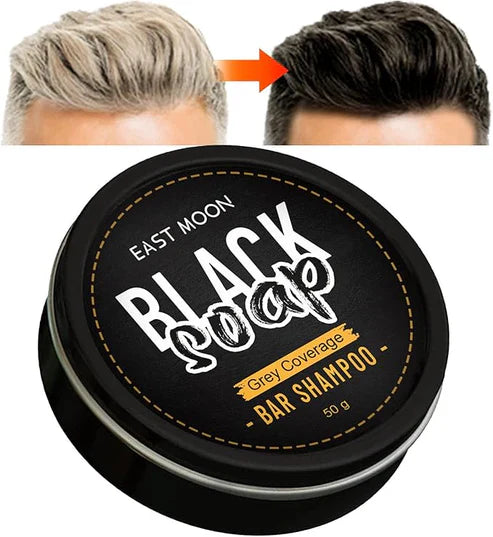 EAST MOON - Black Soap Bar Shampoo (Original)